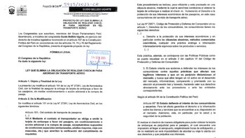 Proyecto de ley presentado por