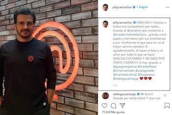 Post en Instagram de Pity