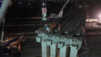 Así avanza la construcción del Puente “La Mexiquense” que conectará con el AIFA