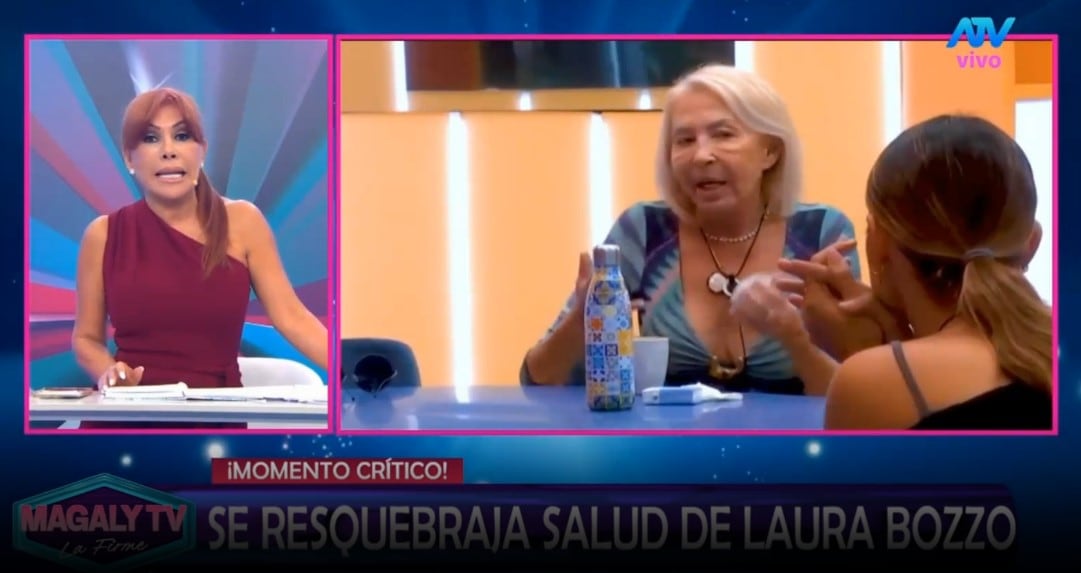 Magaly Medina recuerda los problemas económicos de Laura Bozzo tras cuestionar la información sobre su salud. Captura: Magaly TV La Firme.