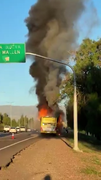 El incendio en el Acceso