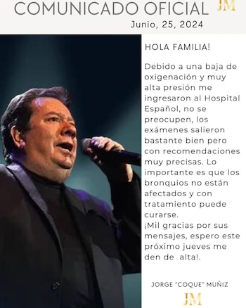 Los bronquios del cantante no