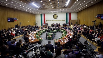El INE dio el banderazo al Proceso Electoral 2026-2027. (Foto: X/@A_MontielR)
