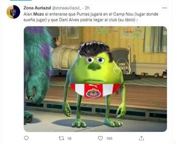 (Foto: Twitter/@zonaauriazul)