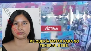 Mujer embarazada atacada en mercado