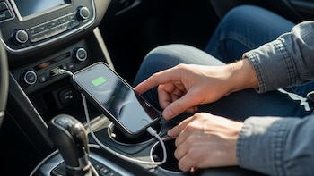 Paso a paso para cargar un celular en un vehículo de forma segura