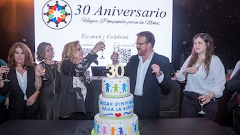 Lucía y Joaquín Galán celebraron los 30 años del Hogar Pimpinela: “El verdadero festejo será cuando no sea necesario”