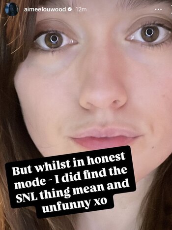 Image of the actress who criticized the SNL skit.