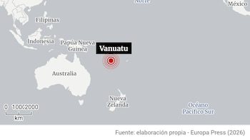 Un terremoto de 7,2 azota la costa de Vanuatu y provoca una alerta ya retirada de tsunami