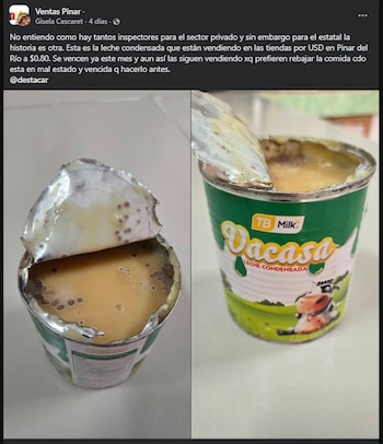 Los frecuentes cortes de electricidad perjudican la refrigeración de los alimentos en comercios y hogares cubanos. (Fotos cortesía redes sociales)