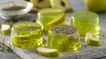 La gelatina sin azúcares añadidos