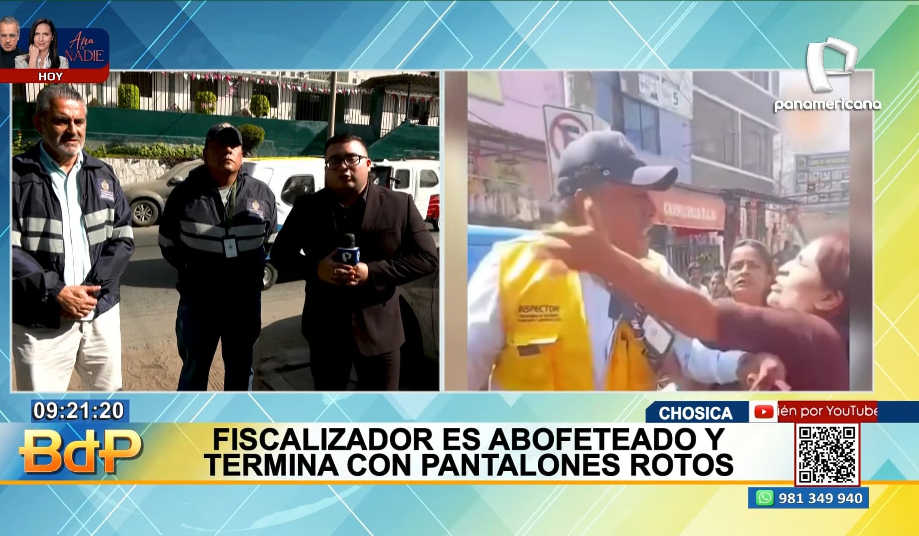 Fiscalizador es agredido durante operativo en Chosica: conductora le da bofetadas, lo araña y le rompe el pantalón