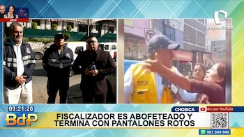 Fiscalizador es agredido durante operativo en Chosica: conductora le da bofetadas, lo araña y le rompe el pantalón