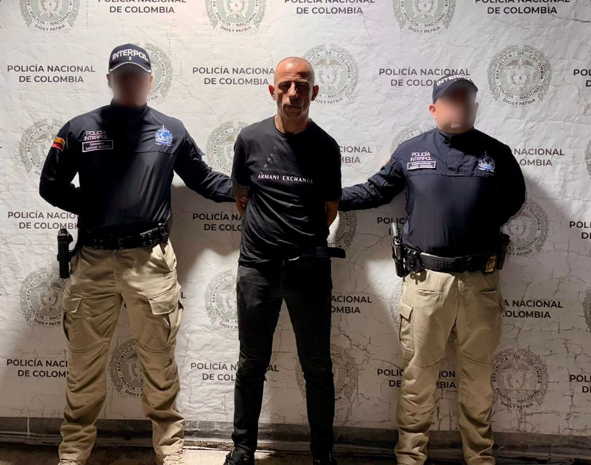 Interpol solicitó la captura de Gioel, considerado presunto cabecilla de una organización criminal dedicada al tráfico de drogas a gran escala - crédito Policía Nacional