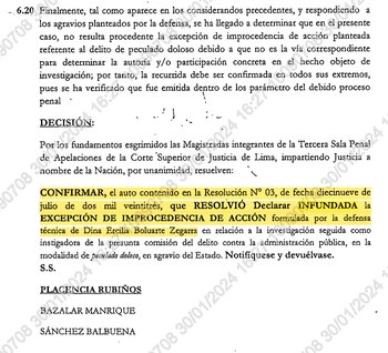 Rechazan en segunda instancia recurso