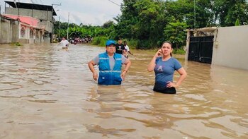 Las inundaciones en Esmeraldas no