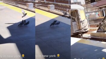 El momento en que dos