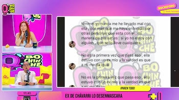 Diana Alarcón, expareja de Diego Chávarri, responde a los rumores sobre Thalía Bentín. YouTube: 'Q' Bochinche'.