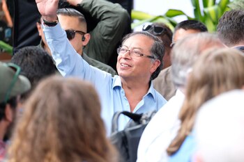 El presidente de Colombia, Gustavo