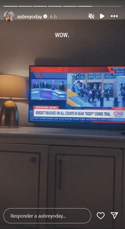 Aubrey O’Day, exintegrante de Danity Kane, manifestó angustia y rechazo por la noticia, señalando que el fallo afectó profundamente a quienes sufrieron abuso (Instagram/@aubreyoday)