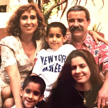 Georgina y Miguel con sus