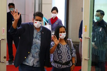 El presidente de Palau, Surangel