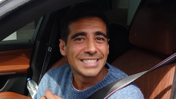 Alberto Herrera, radiante tras el