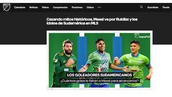 La amenaza de la MLS a Raúl Ruidíaz por el avance arrollador de Lionel Messi. - captura: MLS