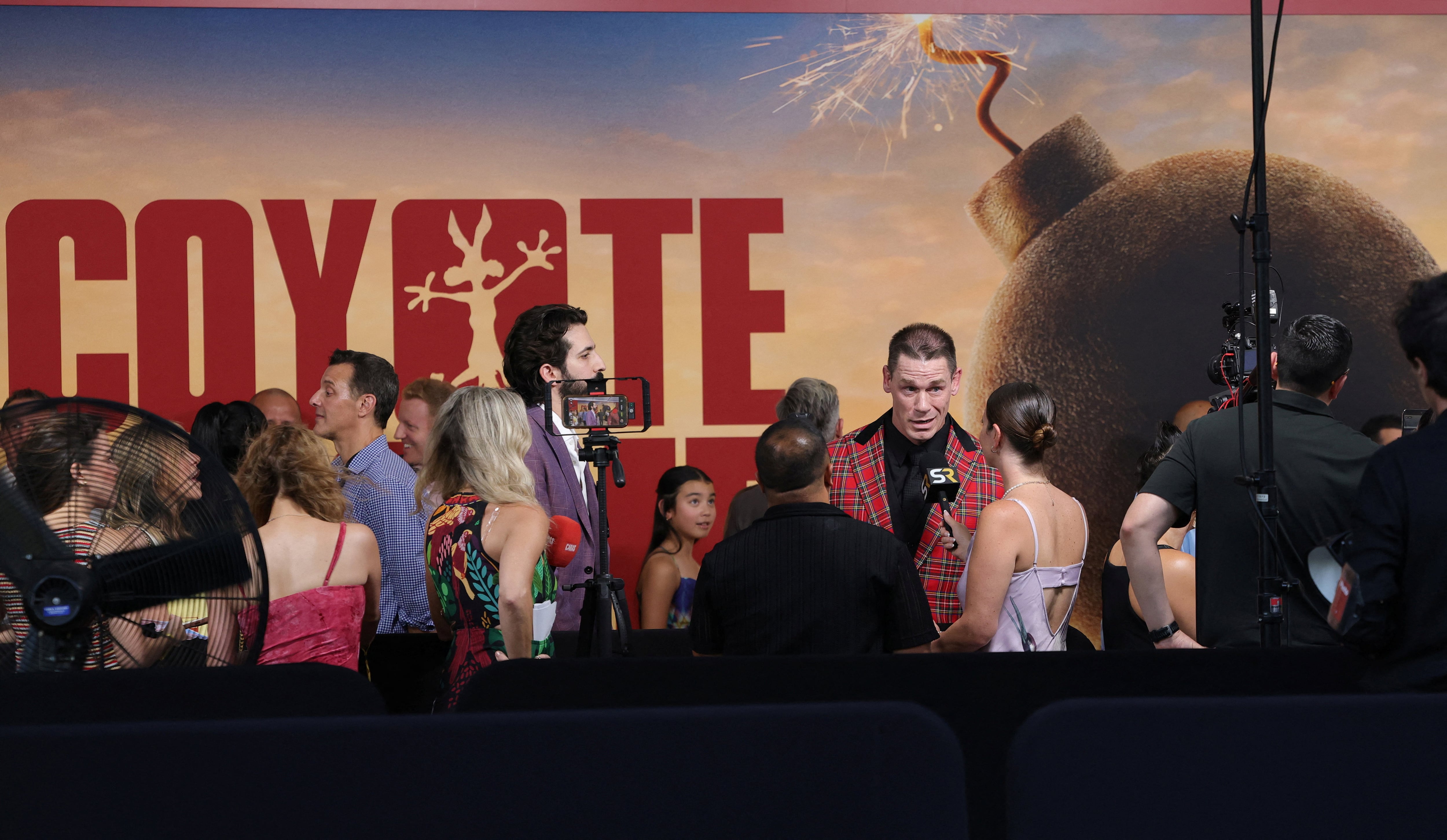 John Cena en la premier de la película (REUTERS/Mario Anzuoni)