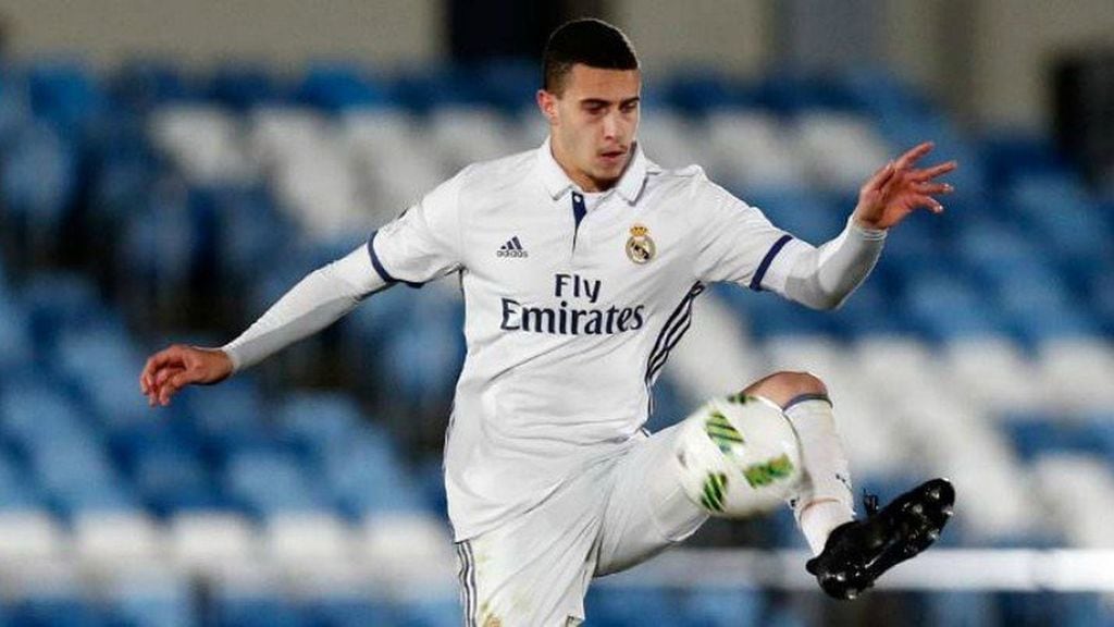 Mario Hermoso en las divisiones menores del Real Madrid. (Agencias)