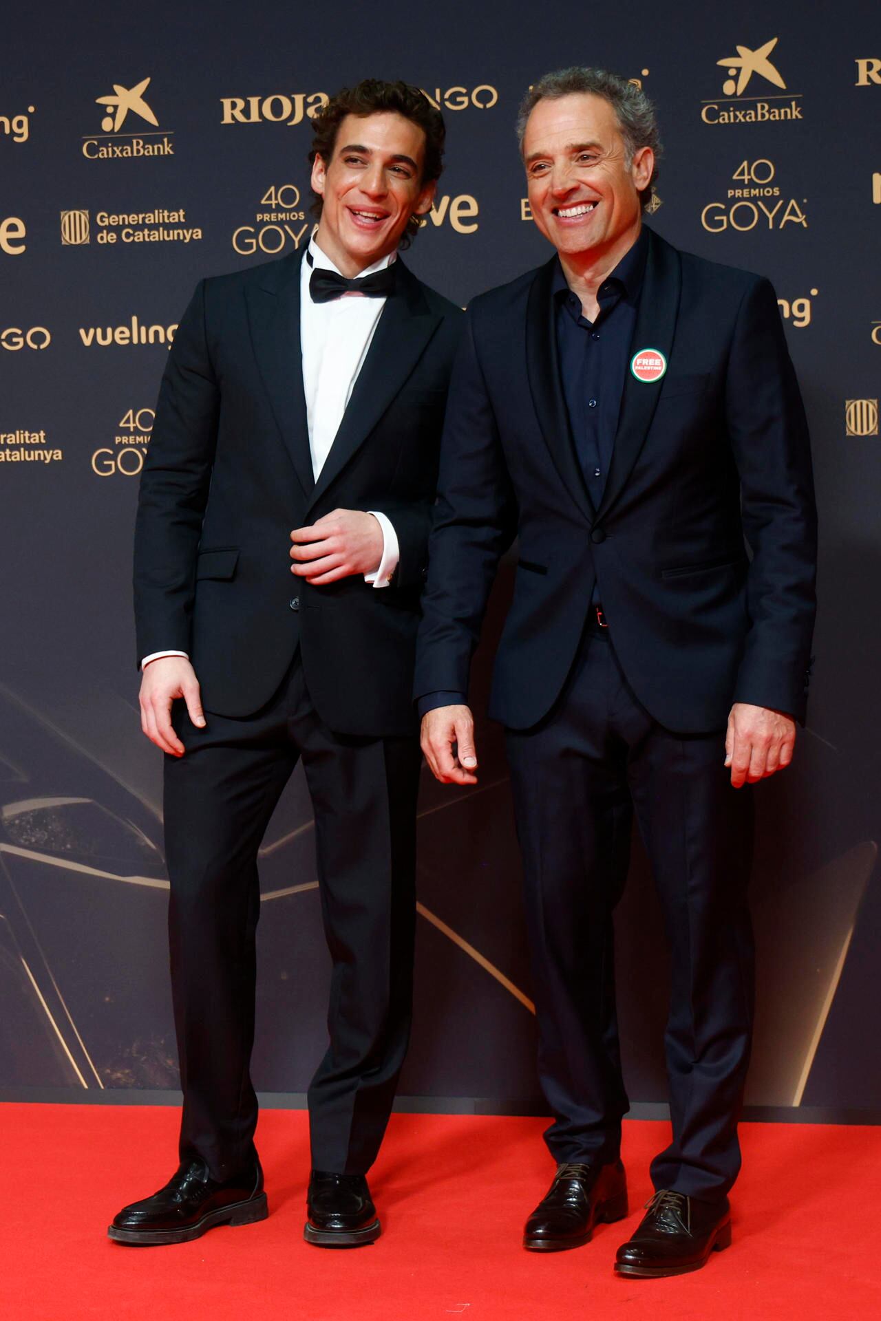 Dani Guzmán y Miguel Herrán en los Goya 2026 (EFE)
