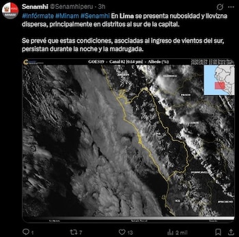 Lluvia en Lima sorprende a ciudadanos en plena primavera: estas son las temperaturas previstas para el fin de semana. Créditos: Carol Ruiz.