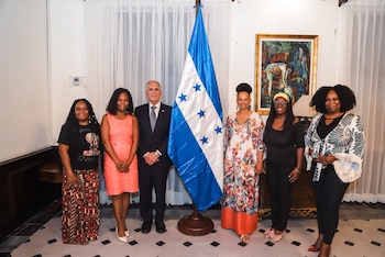 La dirigencia garífuna agradece el respaldo oficial al evento 100 Mujeres Garífunas de Éxito.