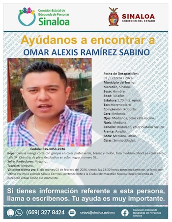 (Comisión Estatal de Búsqueda)