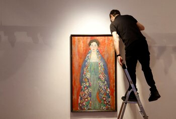 Klimt trabajaba en el "Retrato