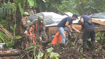 Lluvias en El Salvador (AFP)