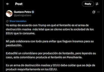 Gustavo Petro dijo que estaba