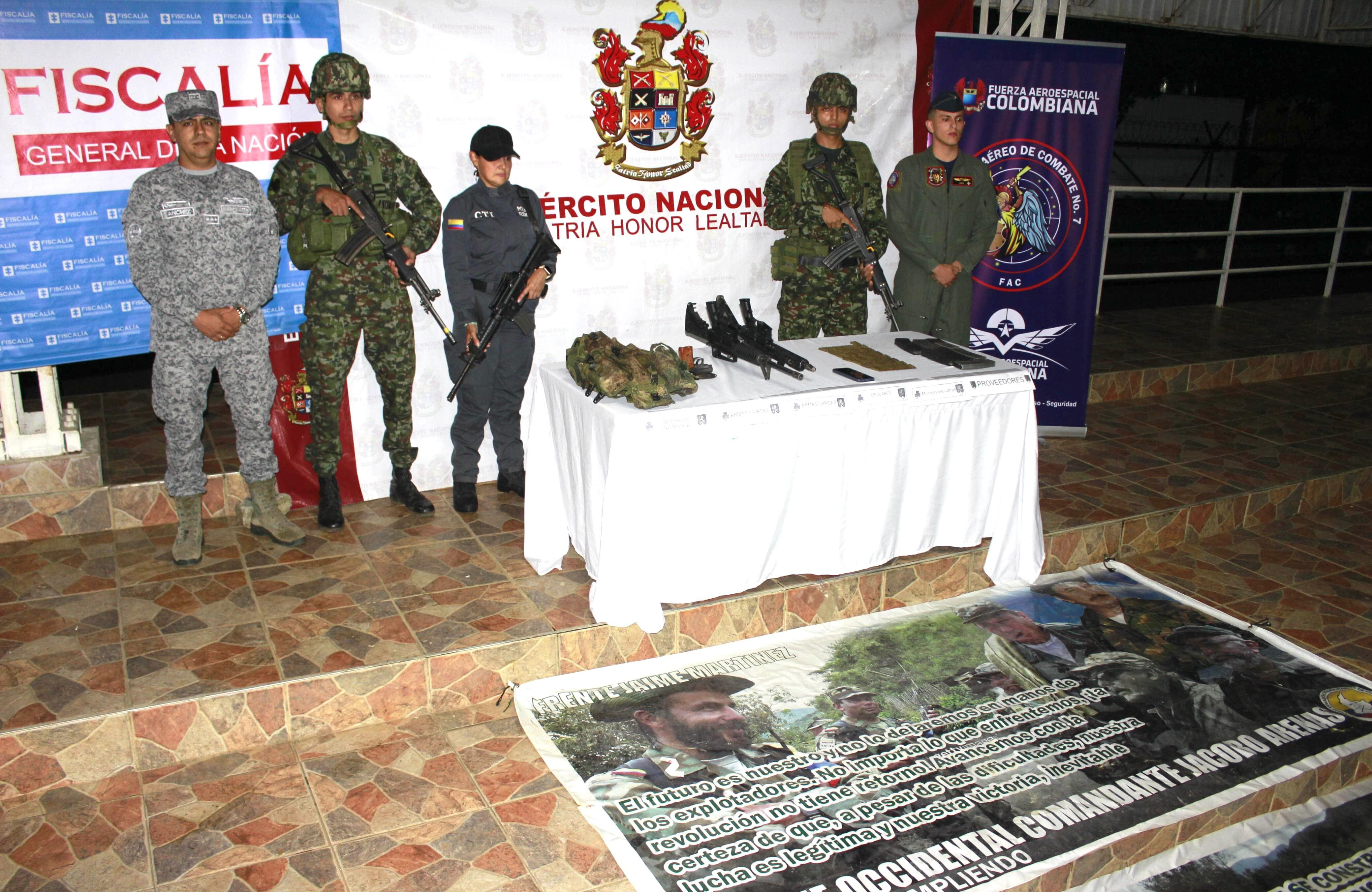 En un operativo de la Fuerza Pública con apoyo de la Fiscalía General de la Nación fue abatido alias El Cabezón, señalado por la oleada terrorista de la semana pasada en Cali, Valle y Cauca. (Crédito: Ejército Nacional de Colombia)