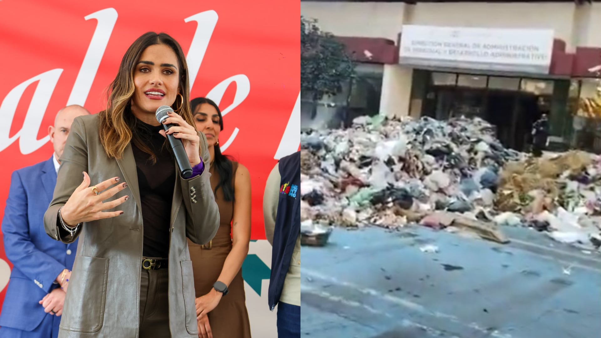 Alessandra Rojo de la Vega respalda protesta de trabajadores de limpia: “Es un mensaje claro para el gobierno de CDMX”