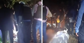 Medicina Forense confirmó que uno de los policías asesinados presentaba al menos 50 impactos de bala. (FOTO: La Tribuna)