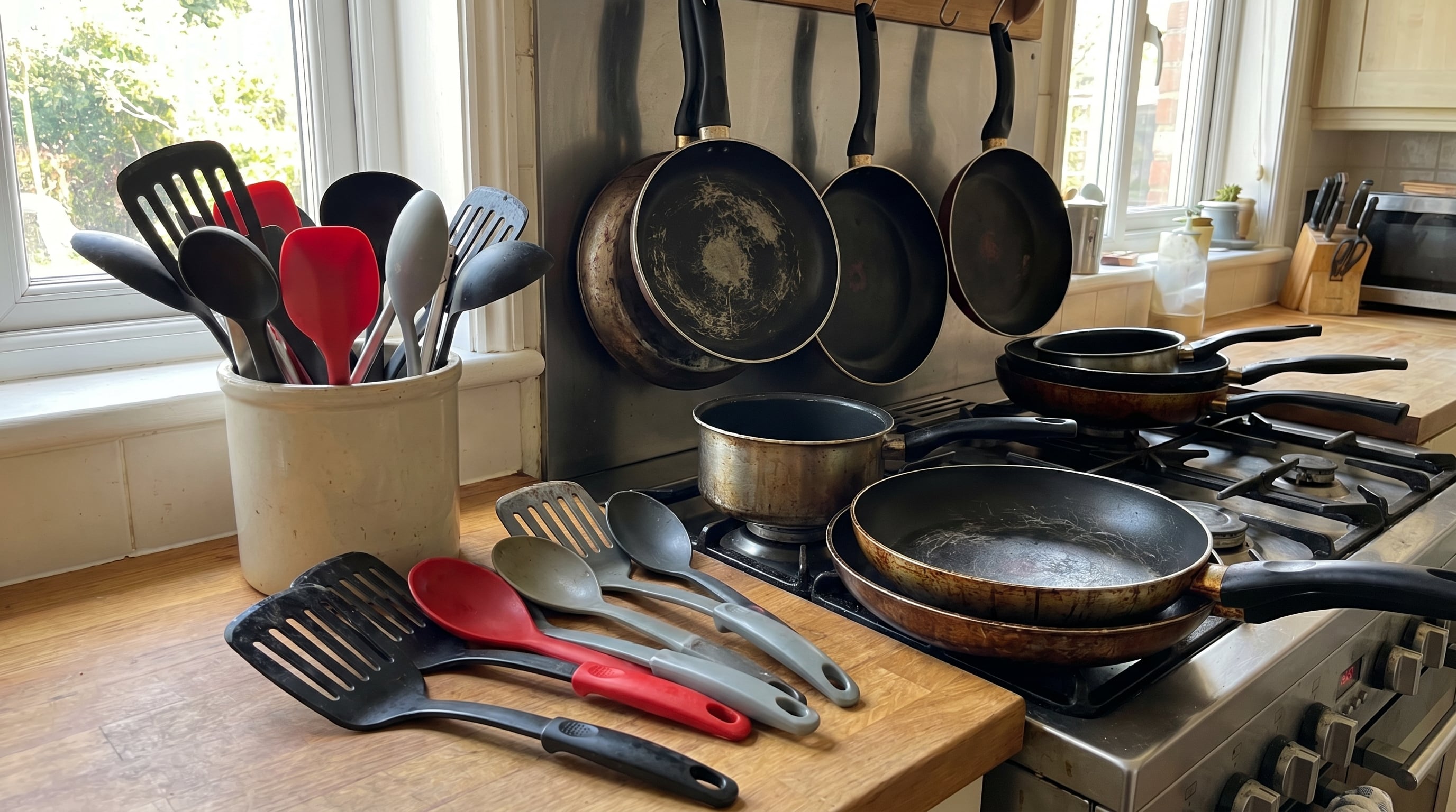 Estudios recientes muestran que cocinar con utensilios de plástico o sartenes antiadherentes puede dejar microplásticos y compuestos tóxicos en los alimentos. (Imagen Ilustrativa Infobae)
