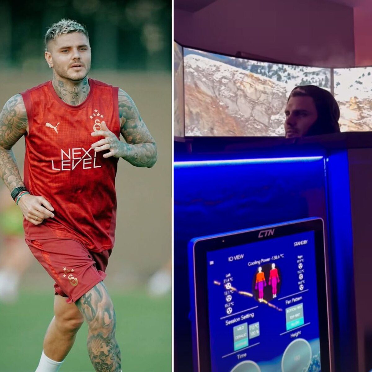 inoticias.cl - Noticias de Chile y el mundo al instante | La nueva terapia de recuperación intensiva que Mauro Icardi instaló en su casa de Turquía: para qué sirve