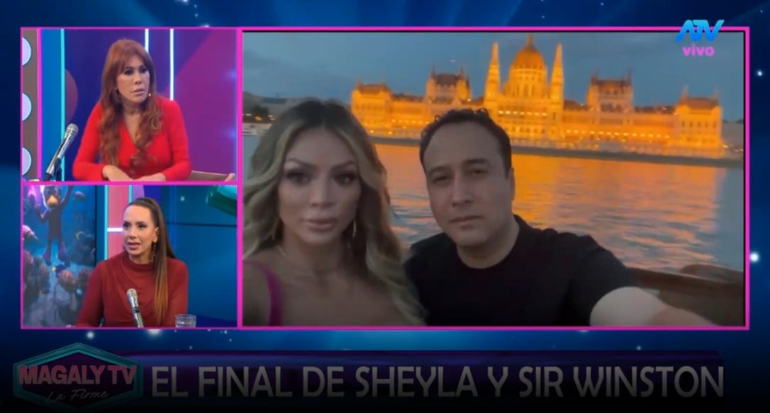 Magaly Medina vincula publicación de “Señor Mentira” con la ruptura entre Sheyla Rojas y Sir Winston. Captura: Magaly TV La Firme.