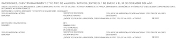 Inversiones de los bancos.