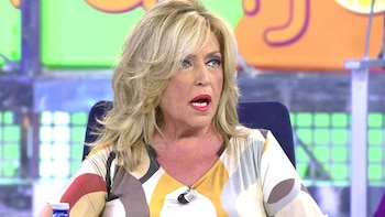 Lydia Lozano, en 'Sálvame'. (Mediaset)