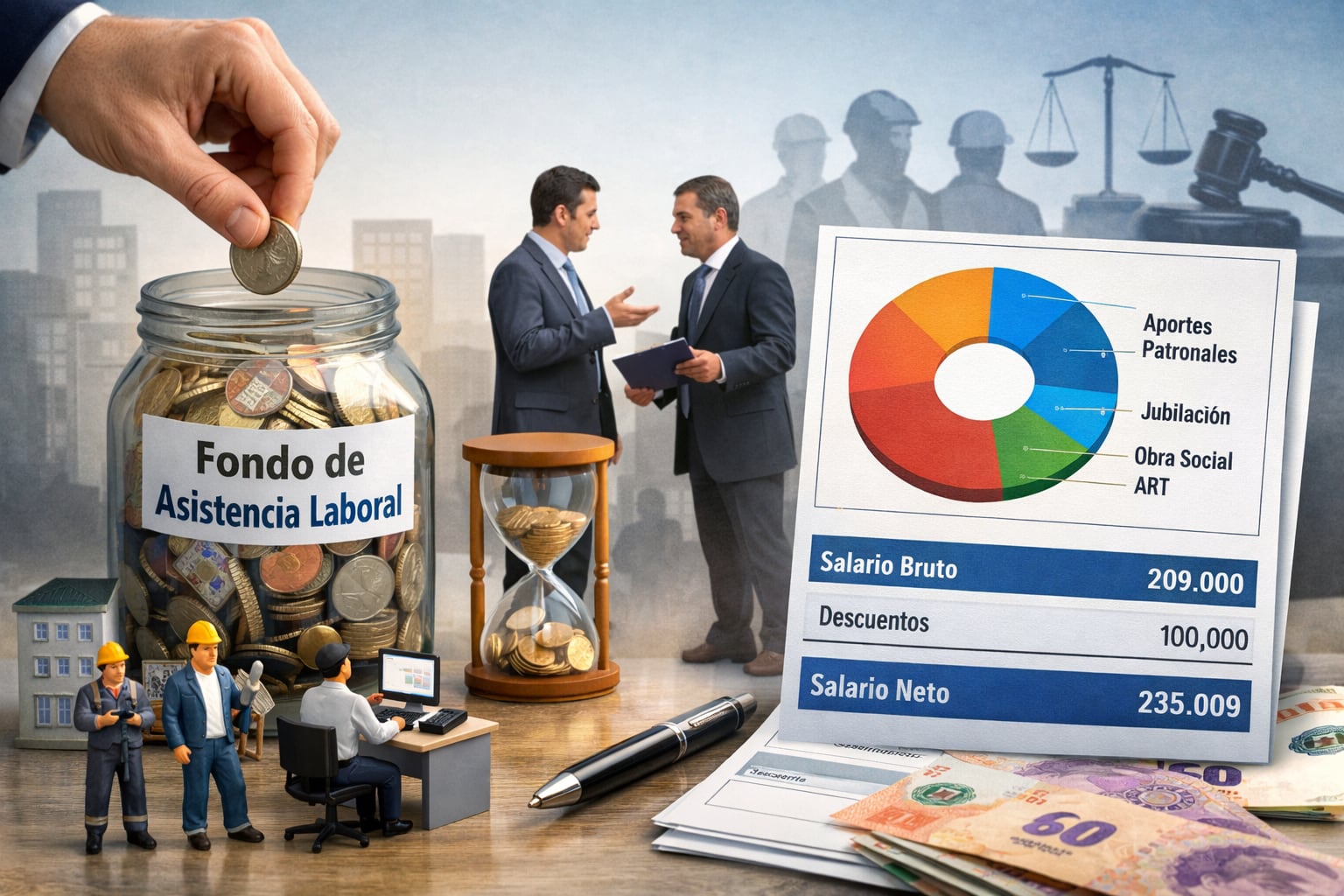 El Fondo de Asistencia Laboral funcionará como mecanismo anticipado para financiar las futuras indemnizaciones de los empleados privados (Imagen Ilustrativa Infobae)