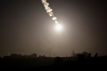 Las Fuerzas de Defensa de Israel interceptaron un misil lanzado desde el Líbano contra uno de sus aviones no tripulados. (REUTERS/Alexander Ermochenko)