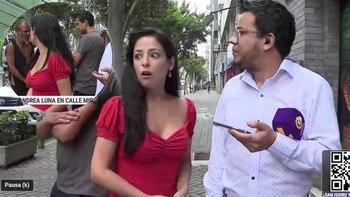 Andrea Luna entra en pánico