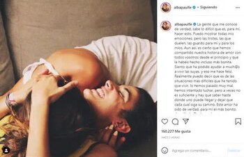 Mensaje de Alba Paul sobre