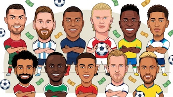 El Mundial de los millonarios: los jugadores con los mayores ingresos y contratos récord en la historia del fútbol
